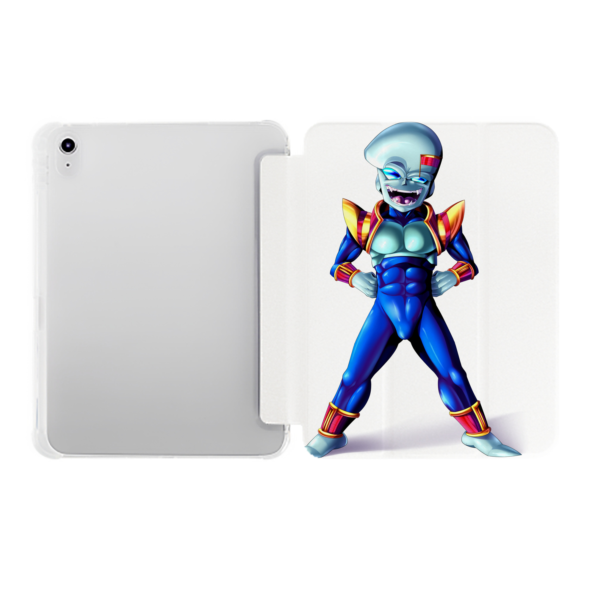 （画像用） ドラゴンボール DRAGON BALL IPad ケース ペン収納付き 三つ折りスタンド PUレザー×シリコン 対応機種9.5/10.5/10.9インチ